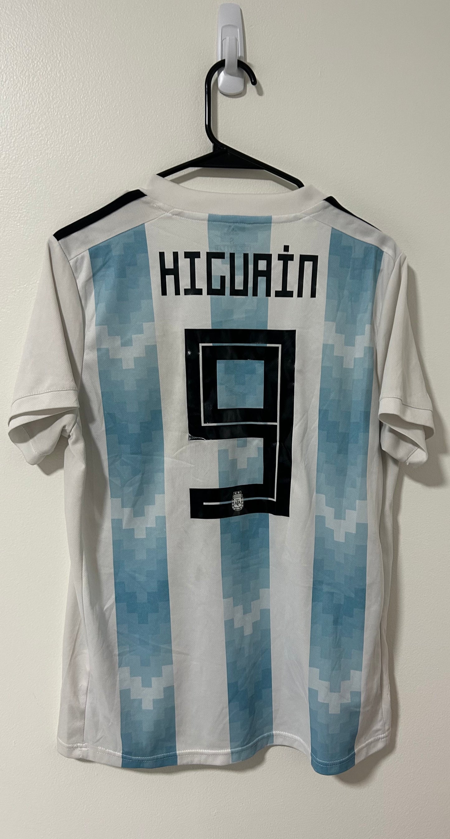 Argentina Home FIFA World Cup Russia 2018 Higuaín #9