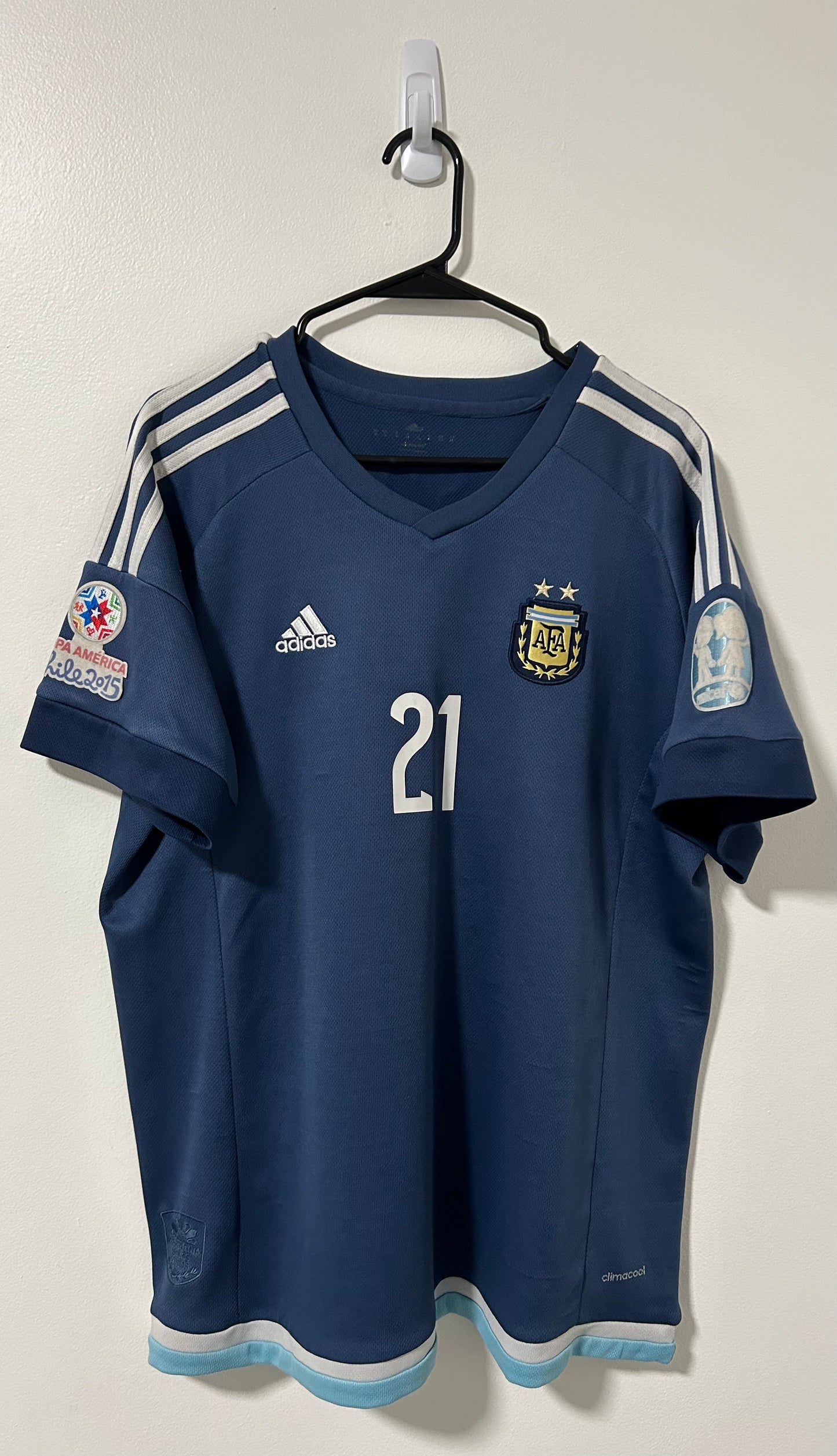 Argentina Away Copa América 2015 Pastore #21