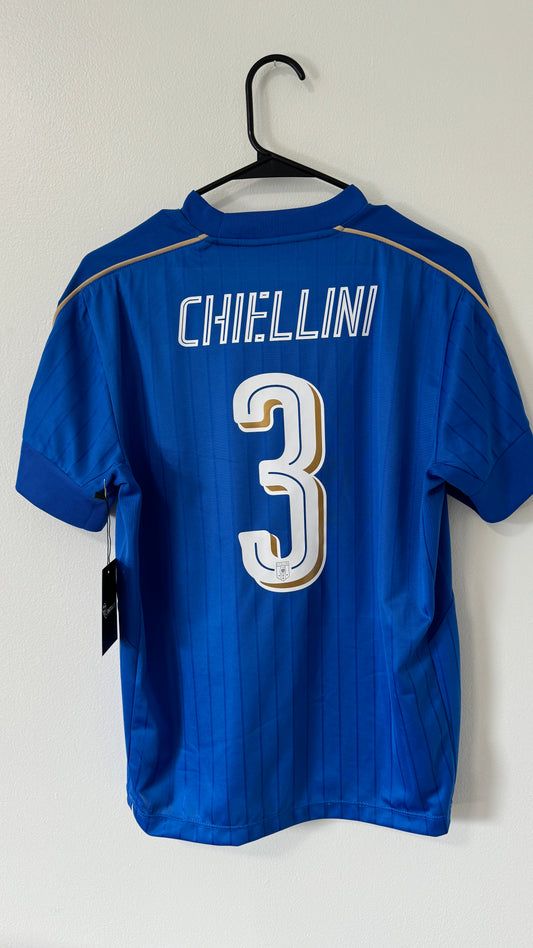 Italy Home Euro 2016 Chiellini #3