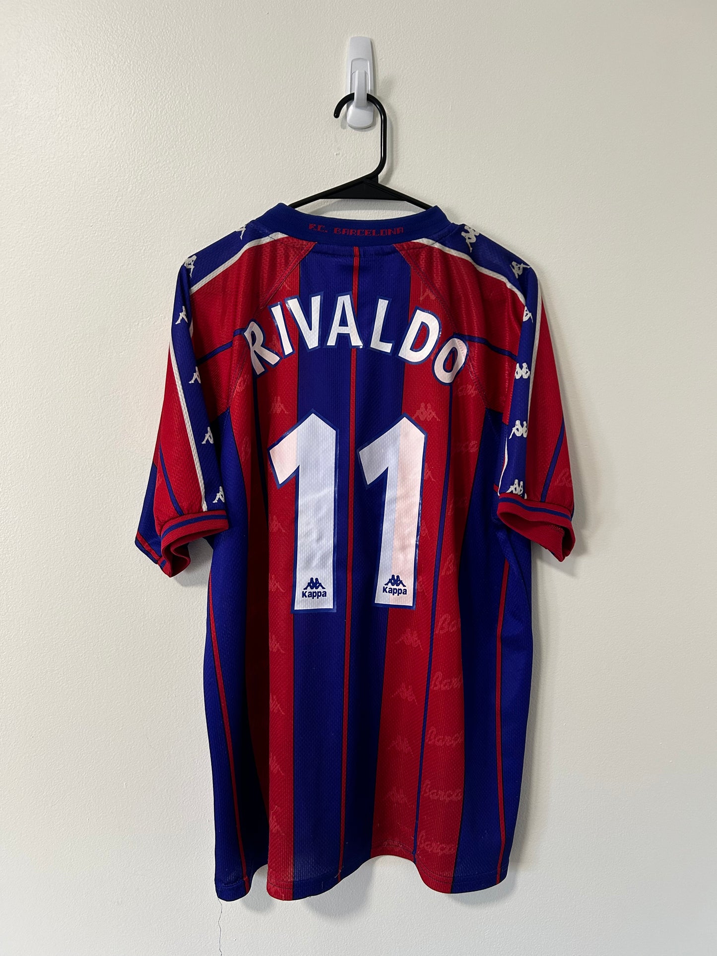 FC Barcelona Home 1997/98 Rivaldo #11