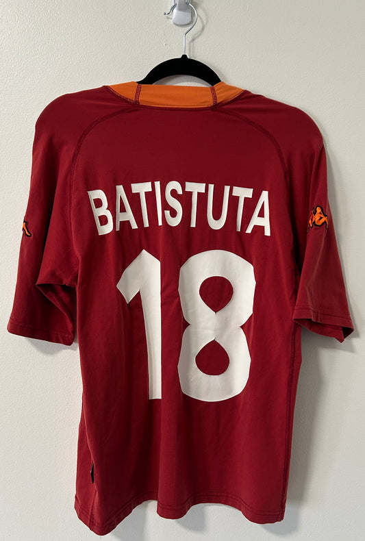 AS Roma Home 2000/01 Batistuta #18