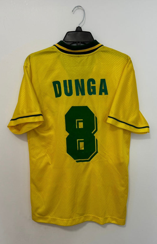 Brazil Home FIFA World Cup USA 1994 Dunga #8