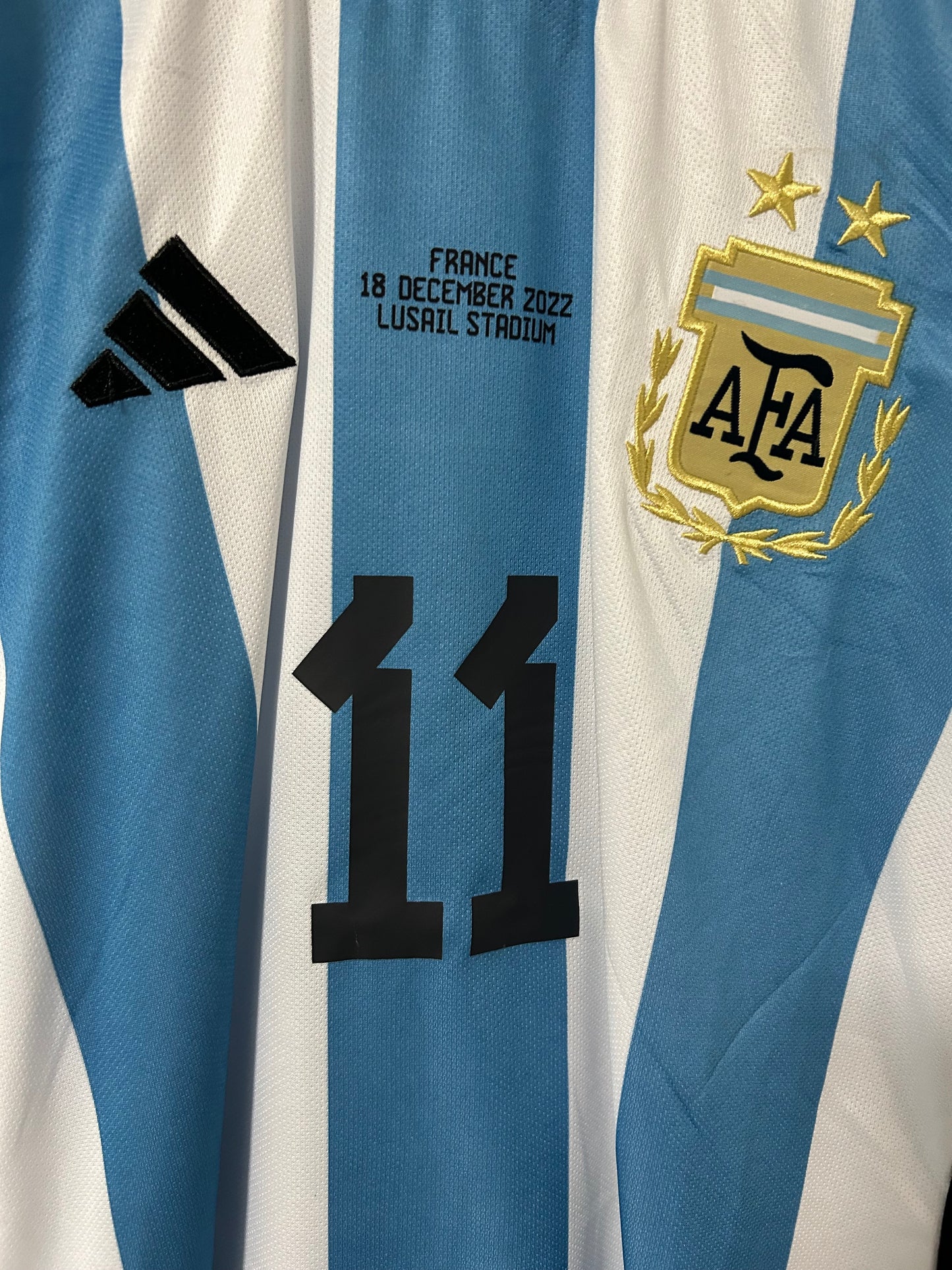 Argentina Home FIFA World Cup Qatar 2022 Di María #11