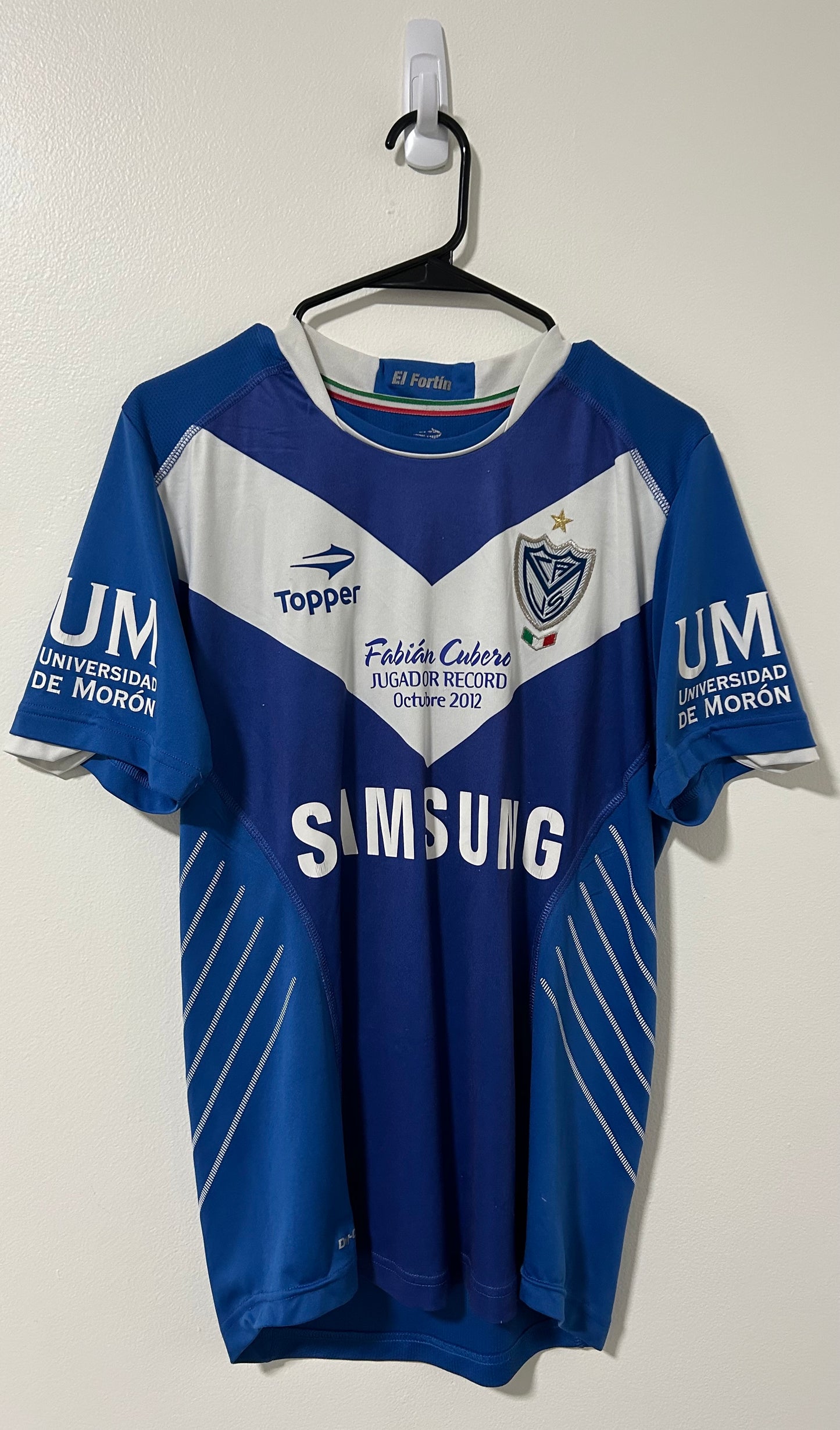 Vélez Sarsfield Away 2012/13 Honours to Fabián Cubero #5