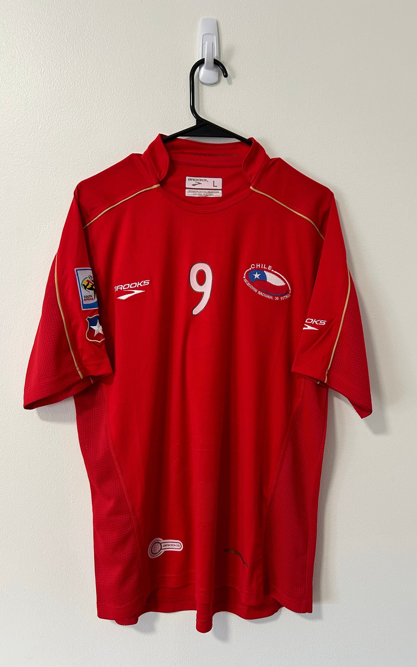 Chile Home South Africa 2010 FIFA World Cup qualification Suazo #9