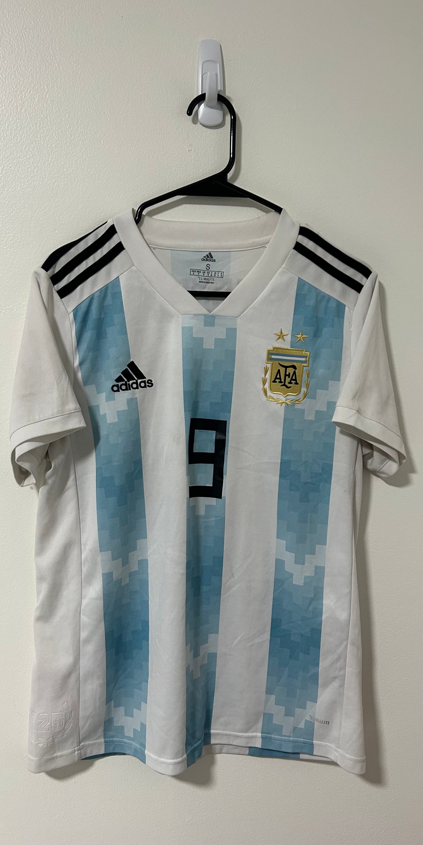 Argentina Home FIFA World Cup Russia 2018 Higuaín #9