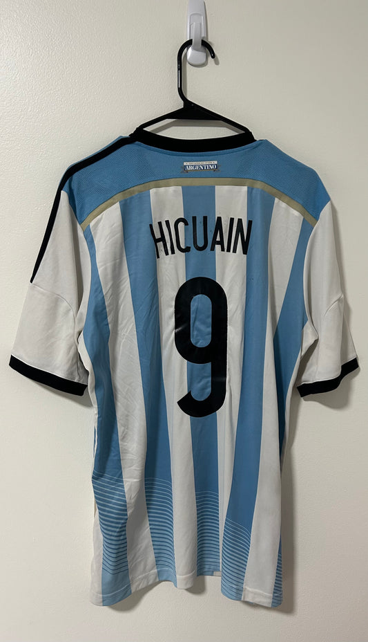 Argentina Home FIFA World Cup Brazil 2014 Higuaín #9