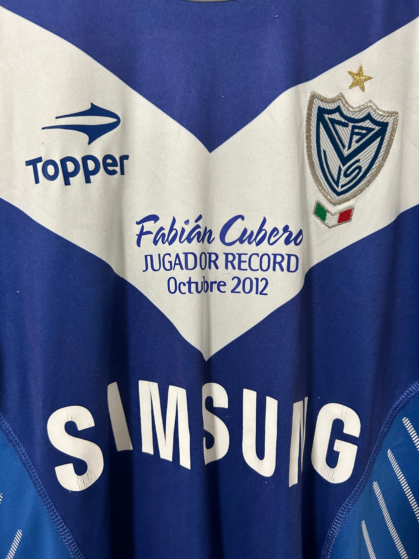 Vélez Sarsfield Away 2012/13 Honours to Fabián Cubero #5