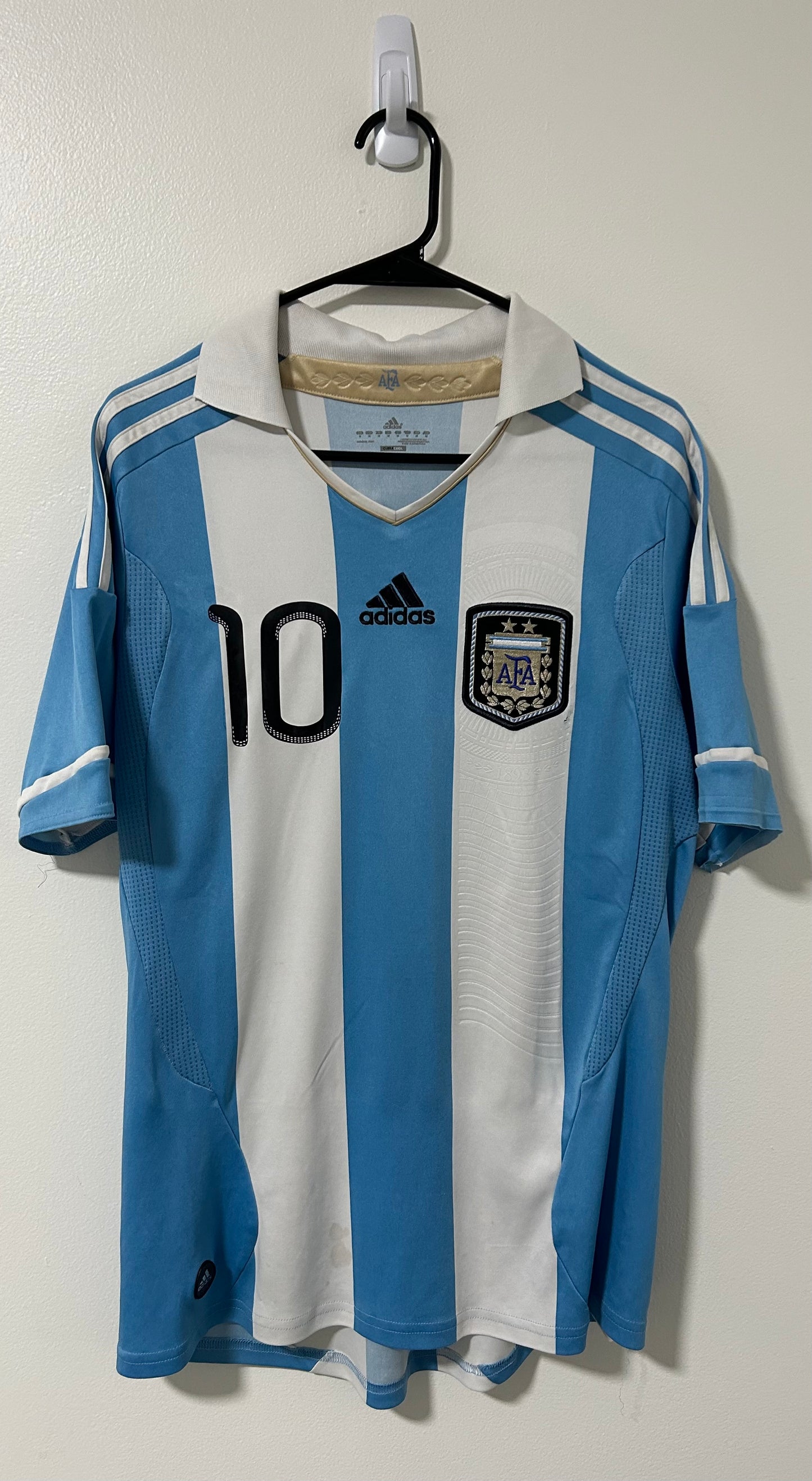 Argentina Home Copa América 2011 Messi #10