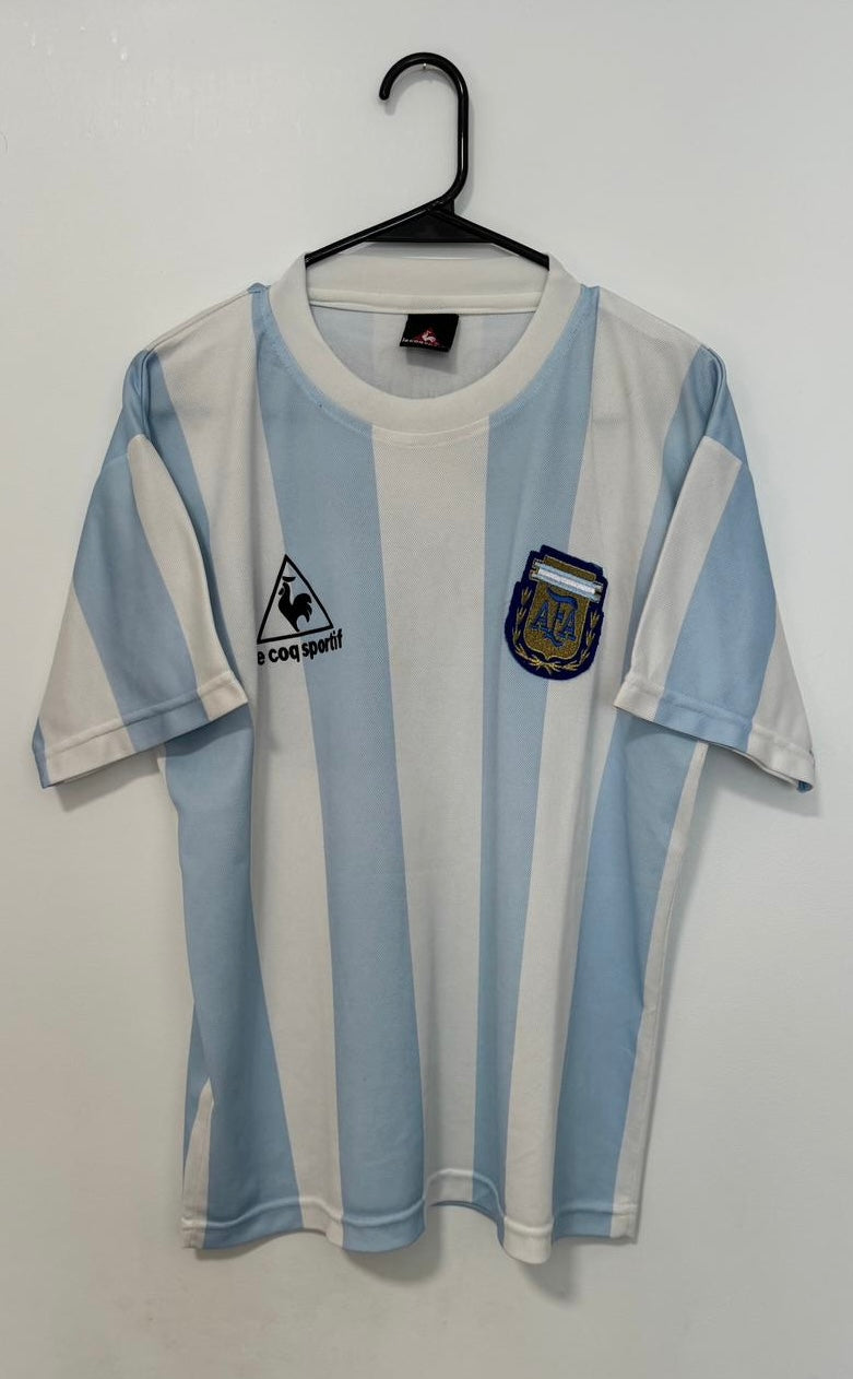 Argentina Home FIFA World Cup Mexico 1986 Maradona #10