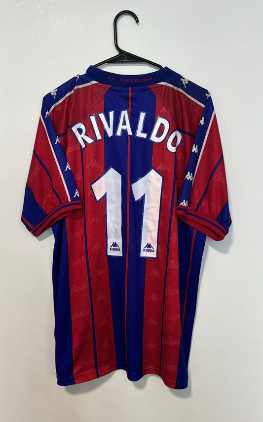 FC Barcelona Home 1997/98 Rivaldo #11