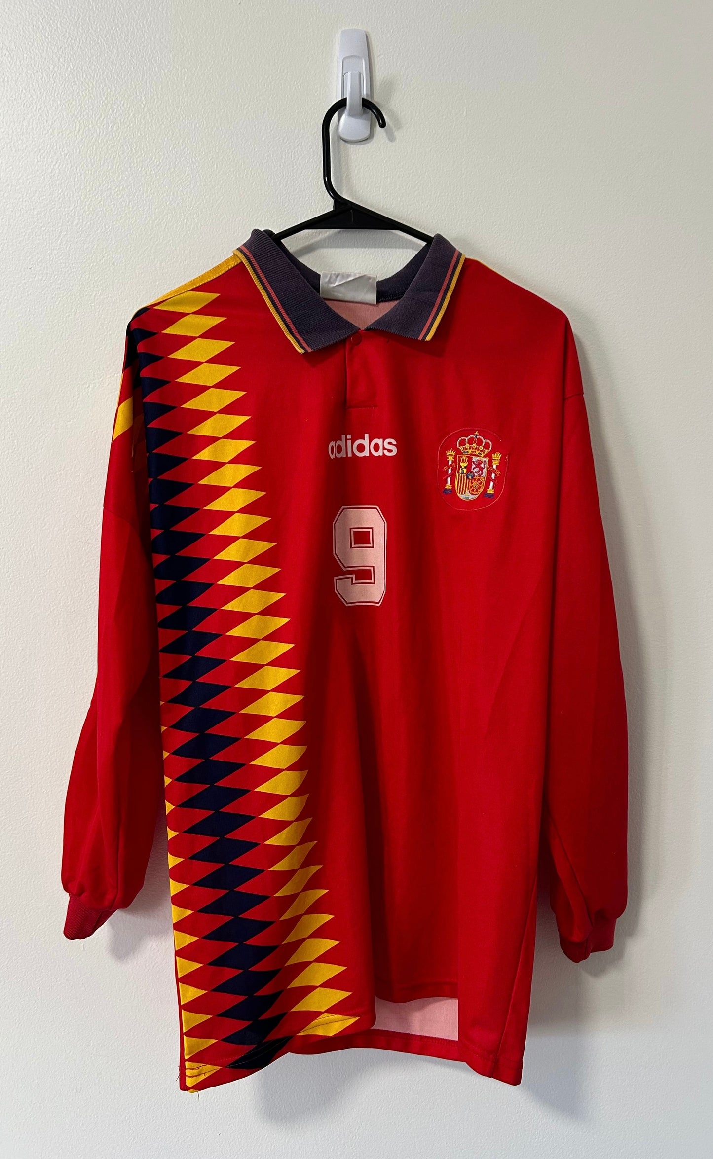 Spain Home FIFA World Cup USA 1994 Guardiola #9