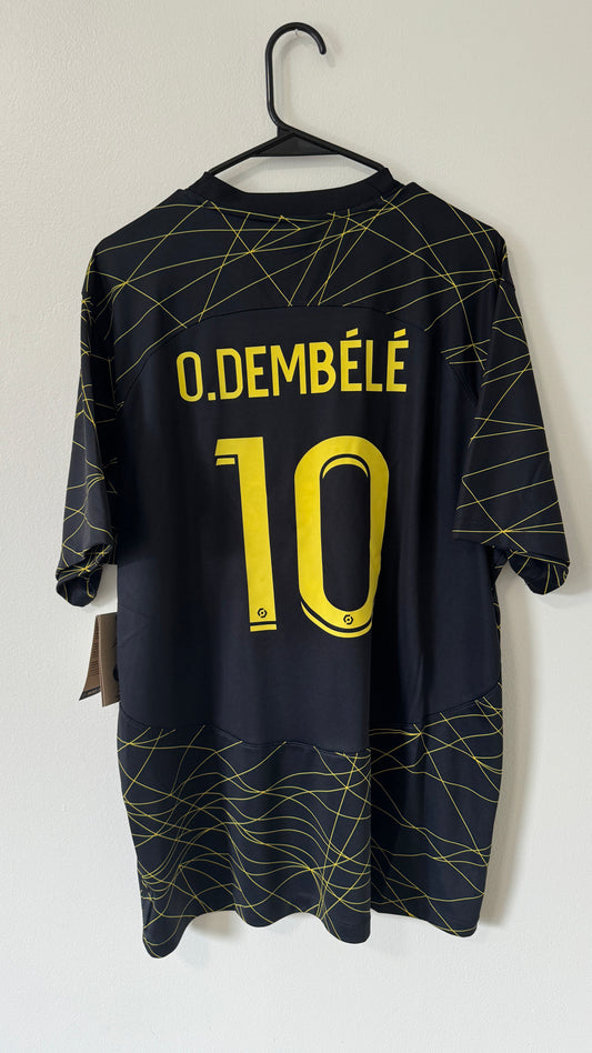 Paris Saint-Germain Black 2023/24 Dembélé #10