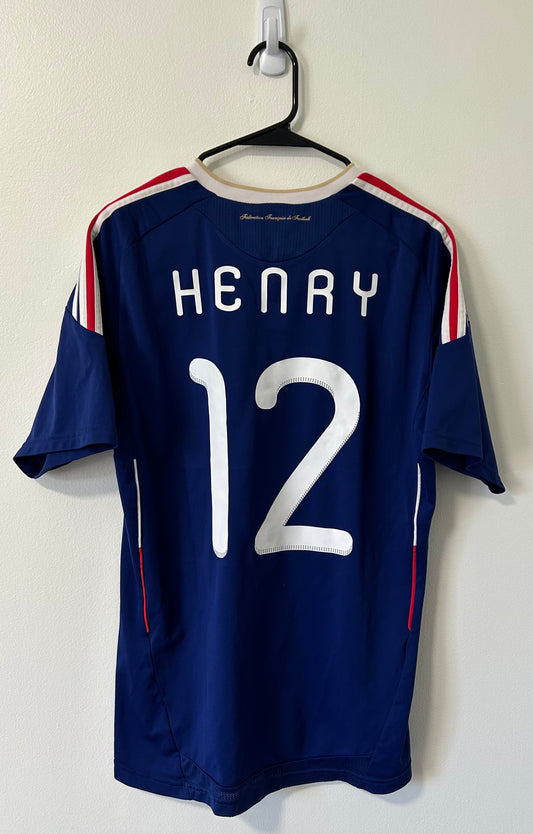 France Home FIFA World Cup South Africa 2010 Henry #12