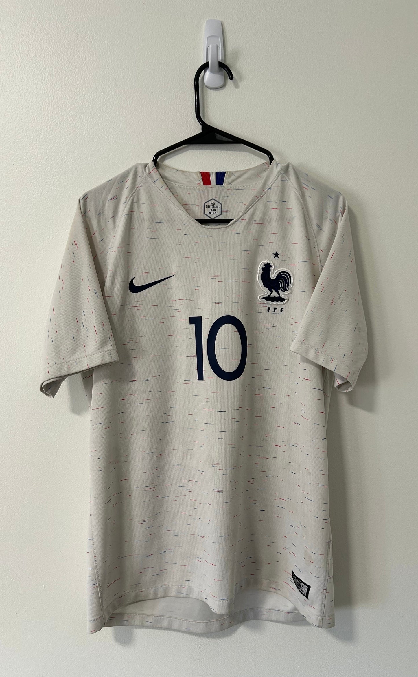 France Away FIFA World Cup Russia 2018 Mbappé #10