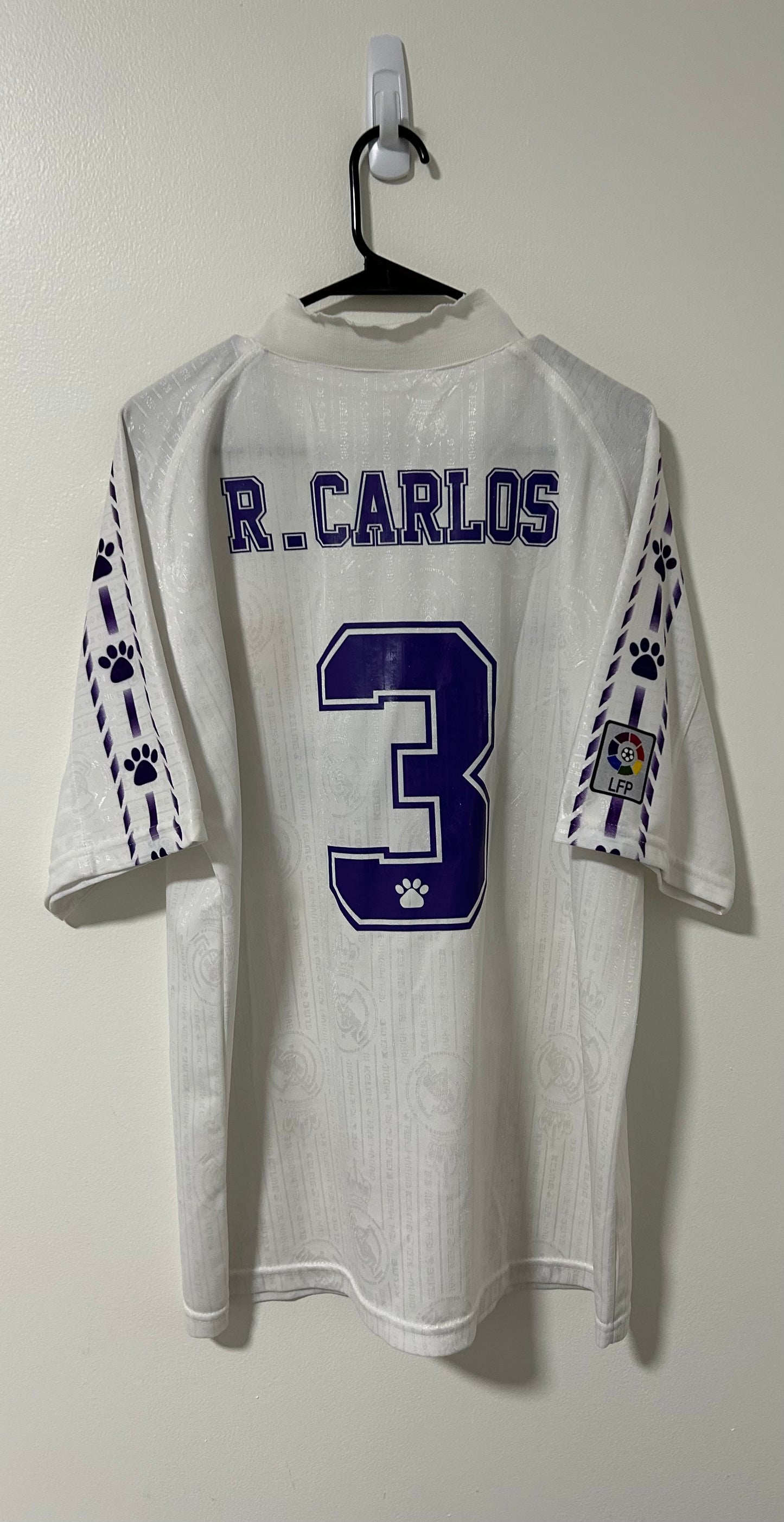 Real Madrid Home 1996/97 Roberto Carlos #3