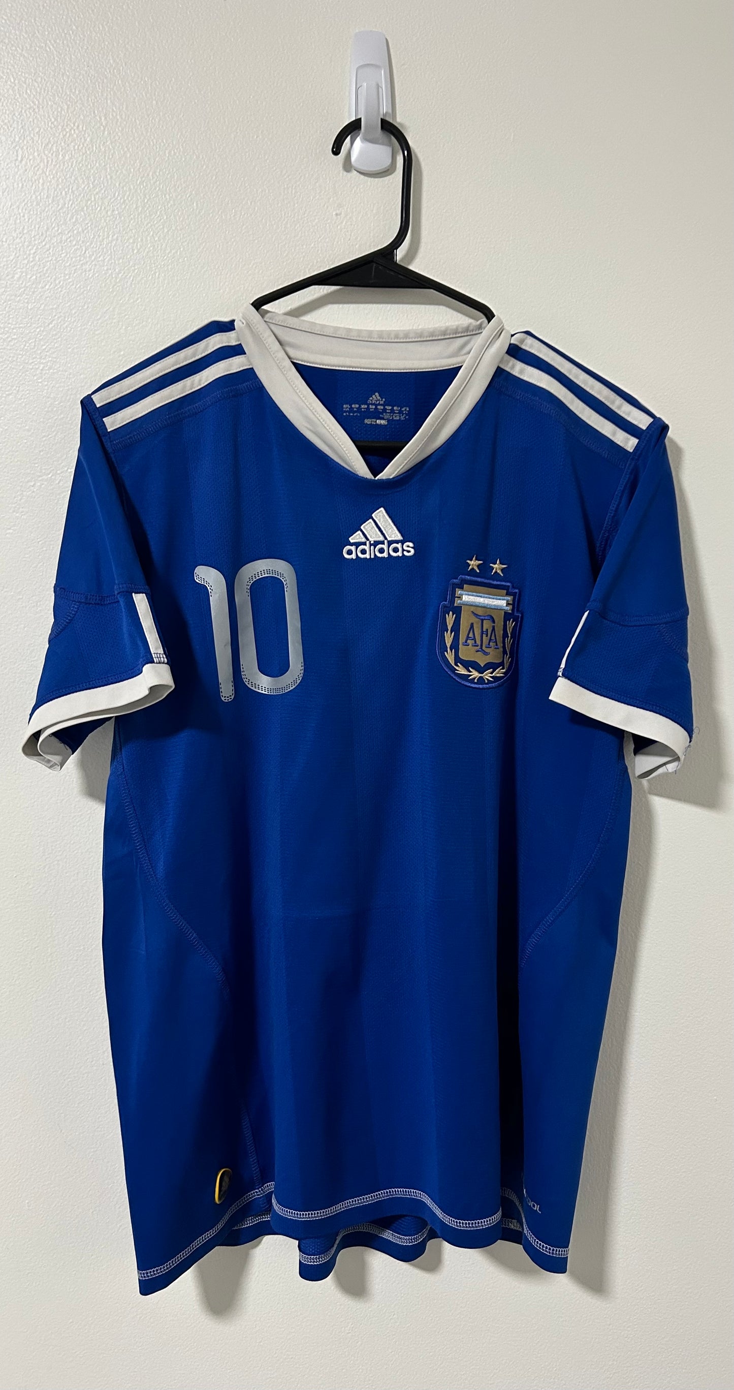 Argentina Away FIFA World Cup South Africa 2010 Messi #10