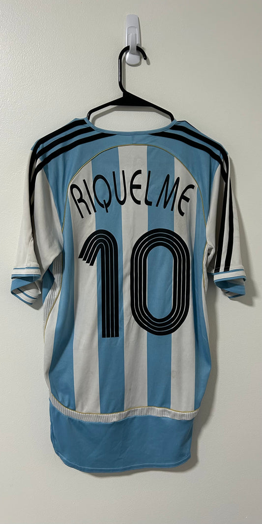 Argentina Home FIFA World Cup Germany 2006 Riquelme #10