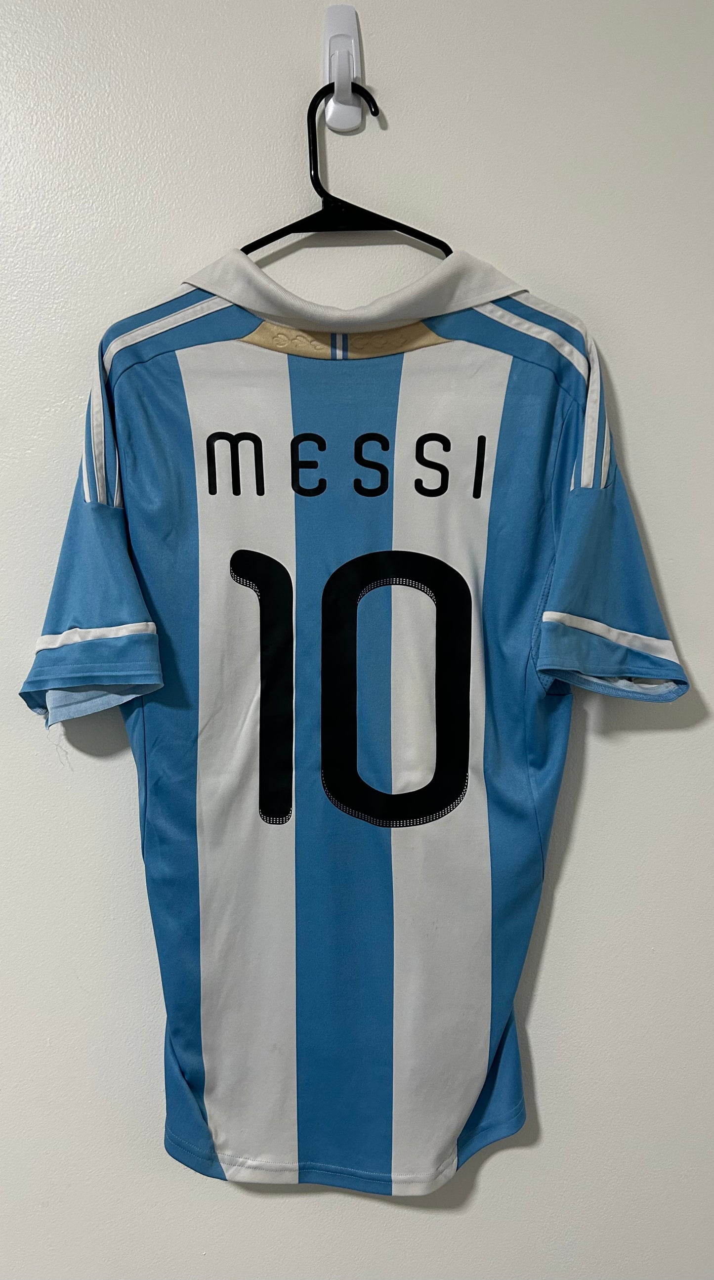 Argentina Home Copa América 2011 Messi #10