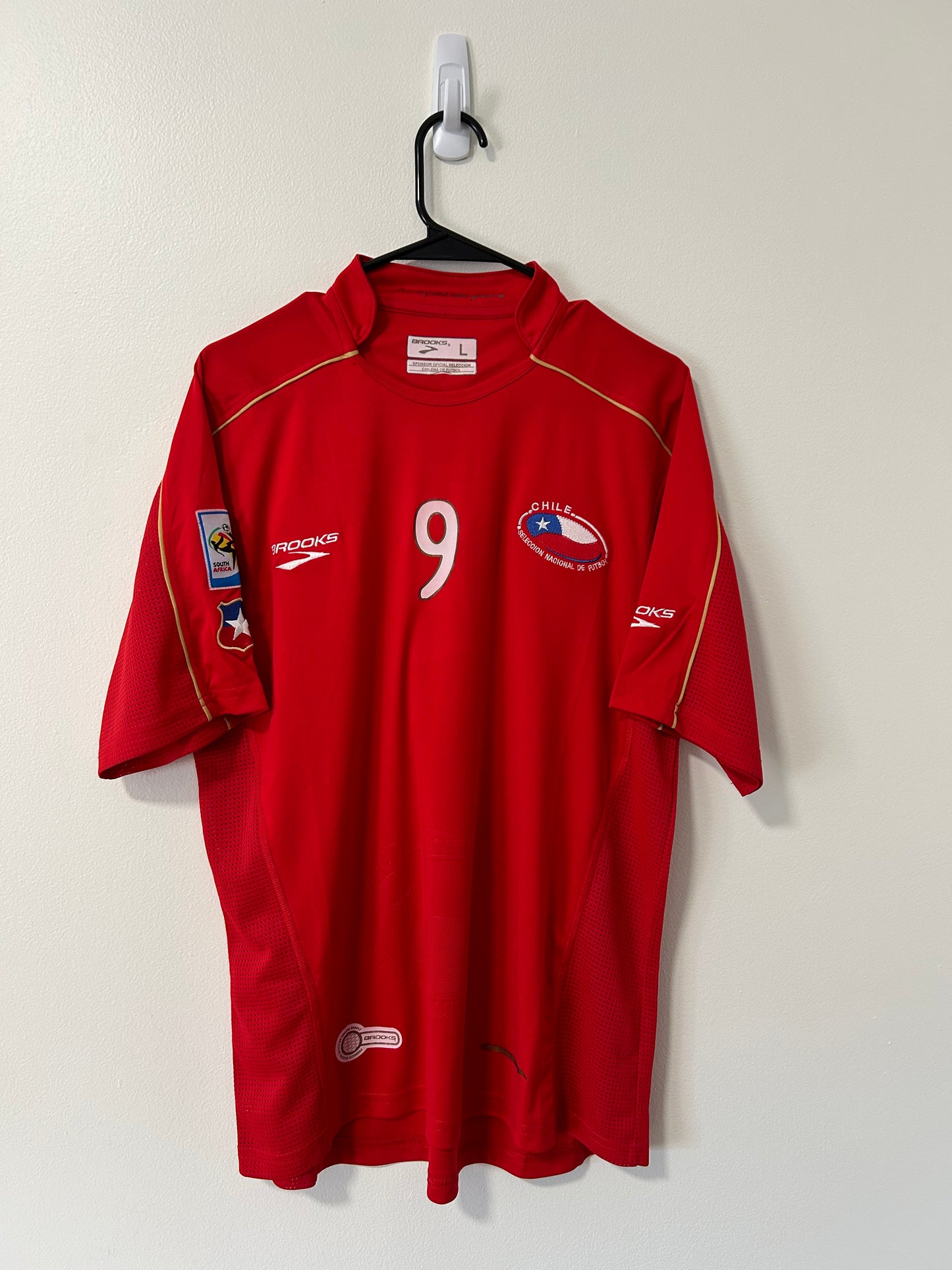 Chile Home South Africa 2010 FIFA World Cup qualification Suazo #9