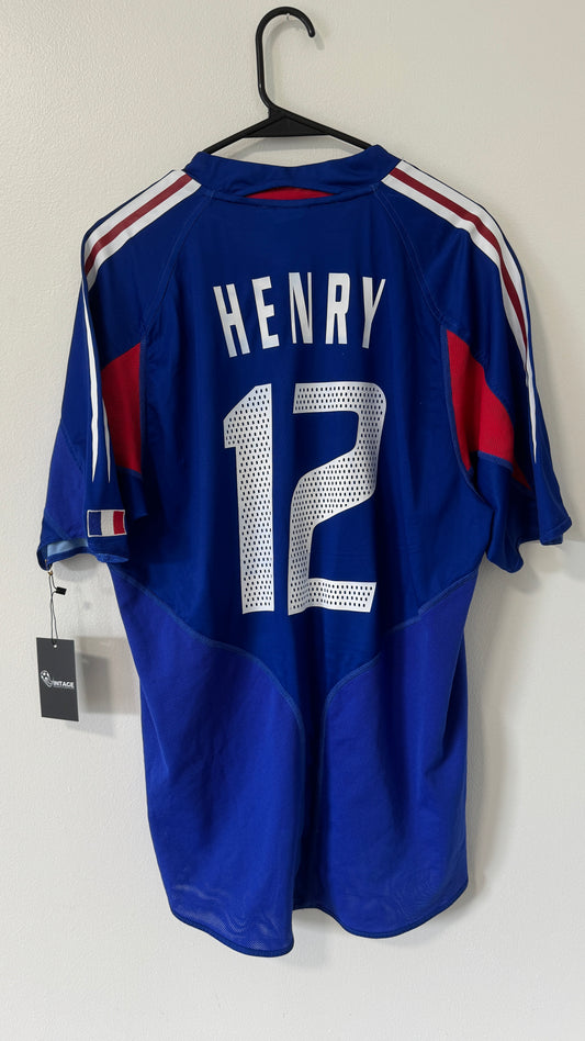 France Home Euro 2004 Henry #12