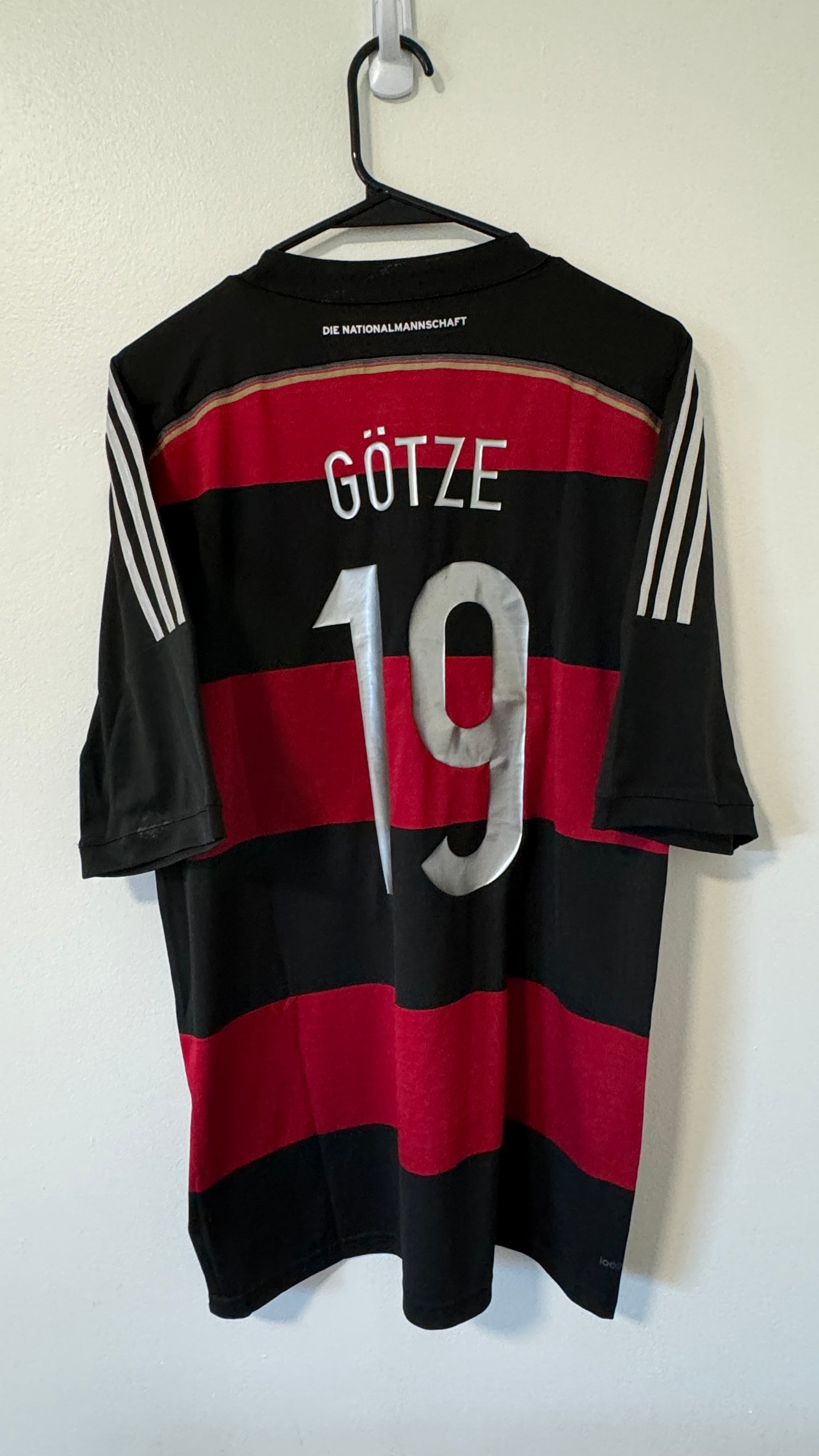 Germany Away FIFA World Cup Brazil 2014 Götze #19