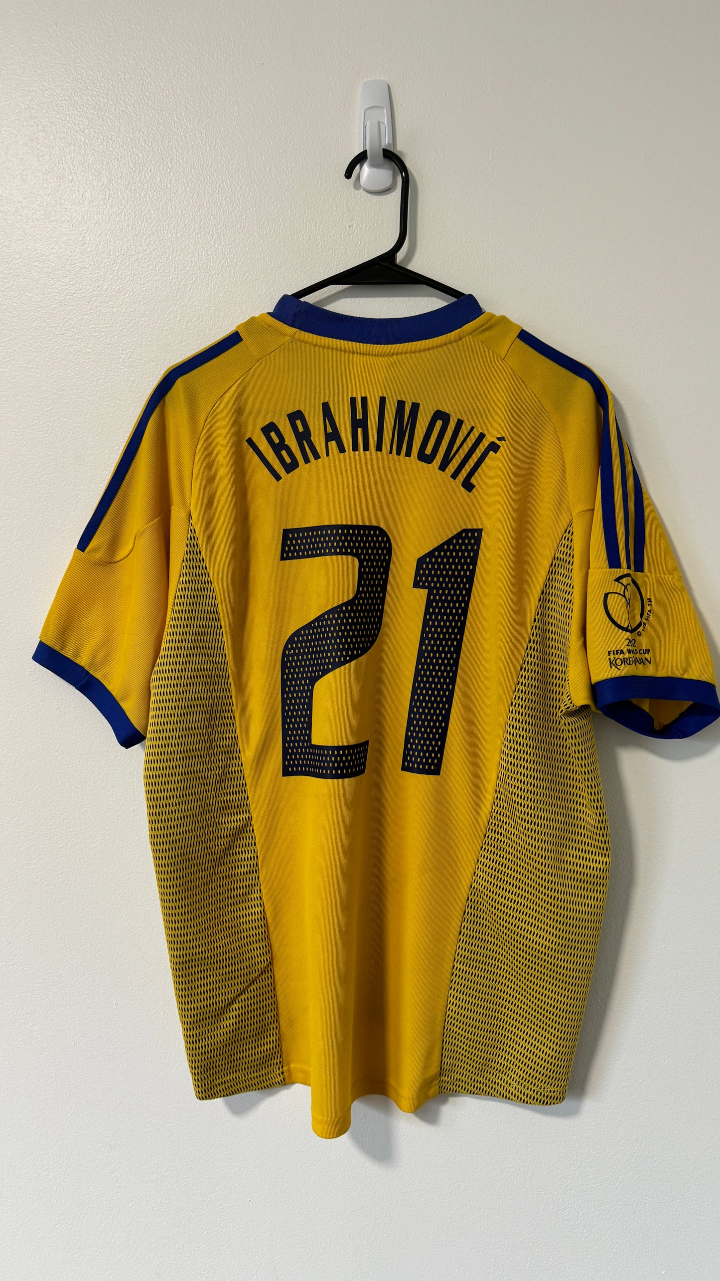 Sweden Home FIFA World Cup Korea-Japan 2002 Ibrahimović #21