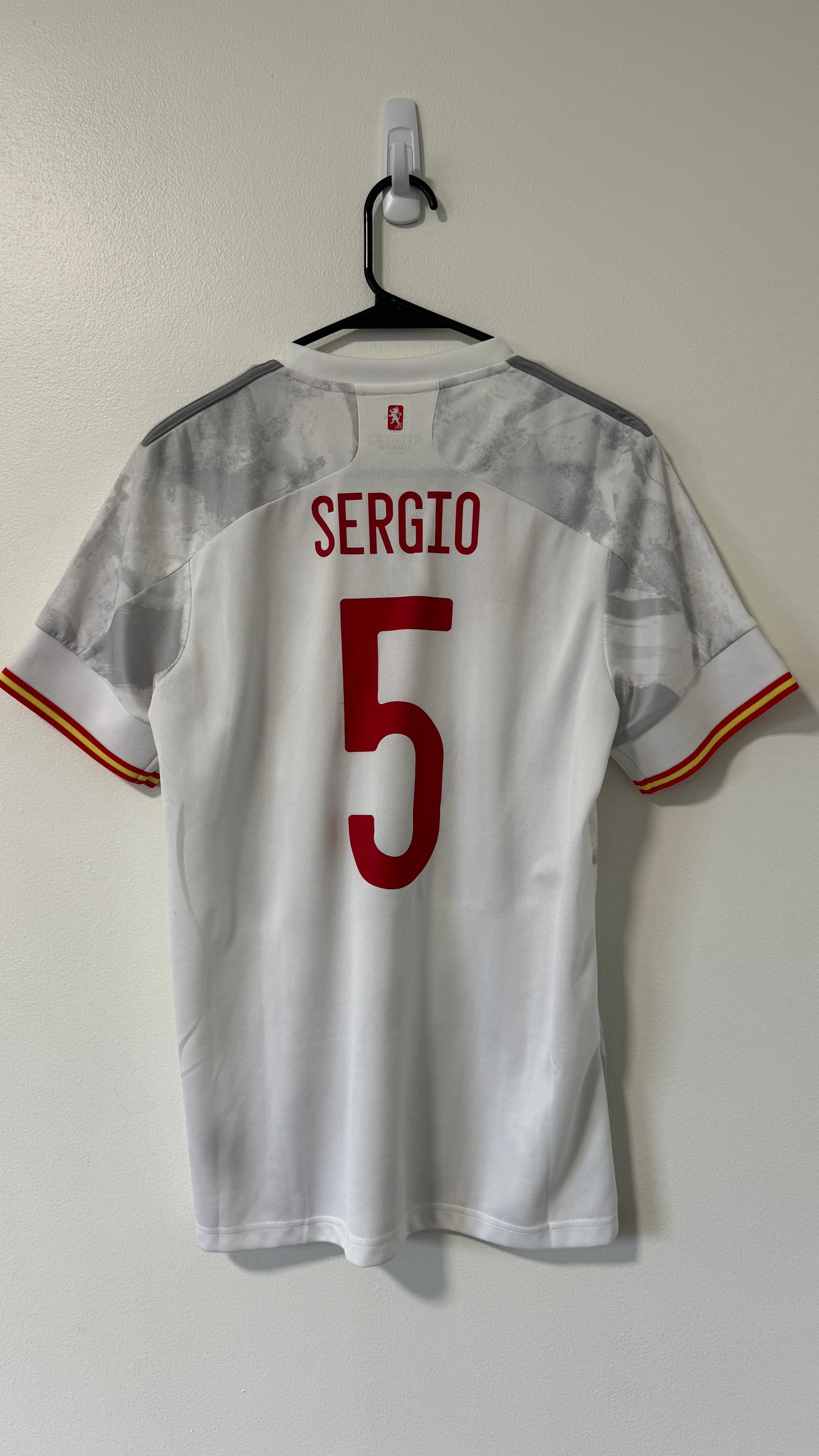 Spain Away Euro 2020 Sergio Busquets #5